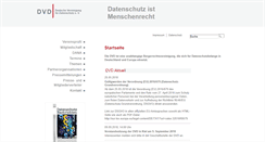 Desktop Screenshot of datenschutzverein.de